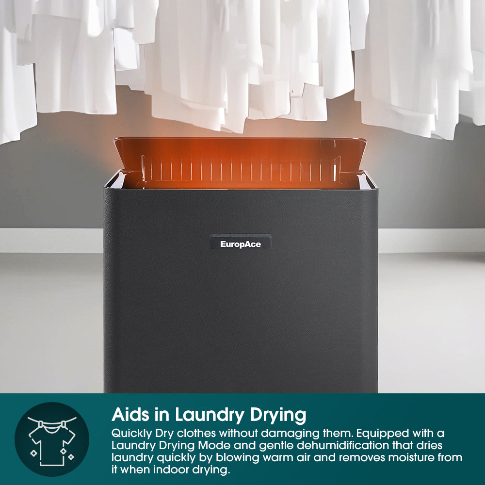 40L Smart DC Dehumidifier + HEPA Air Purifier + Shoe & Laundry Dryer | 10 Years Full Warranty