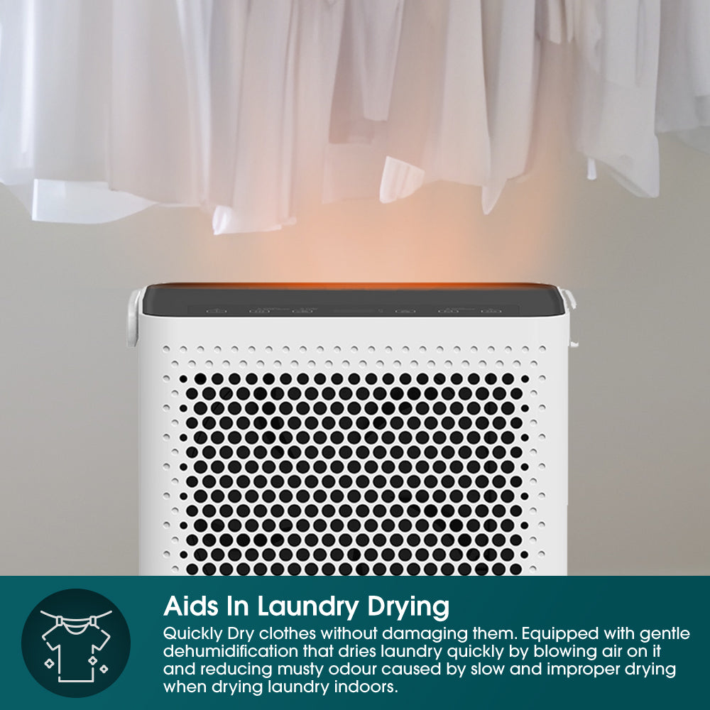 [Free Filter] 12L Compact Smart Dehumidifier + Odour Remover + Laundry Dryer (3-in-1 | Online Exclusive)